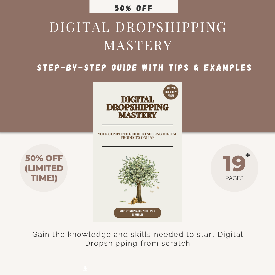 Step-by-step dropshipping ebook to build a profitable online store